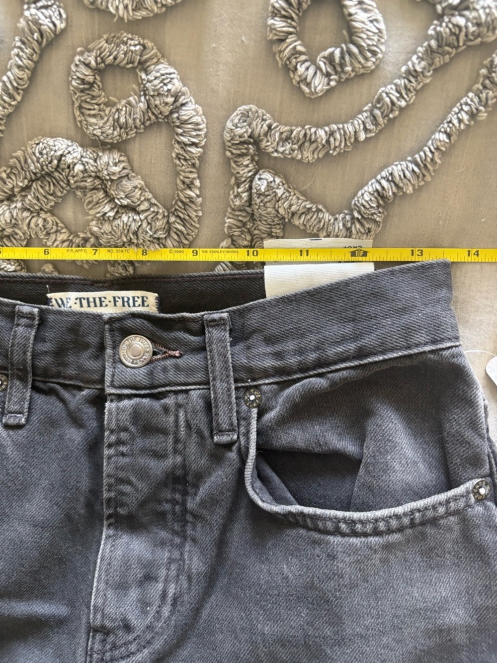 NWT Free People Ripple wide leg crop jeans - Picture 14 of 15